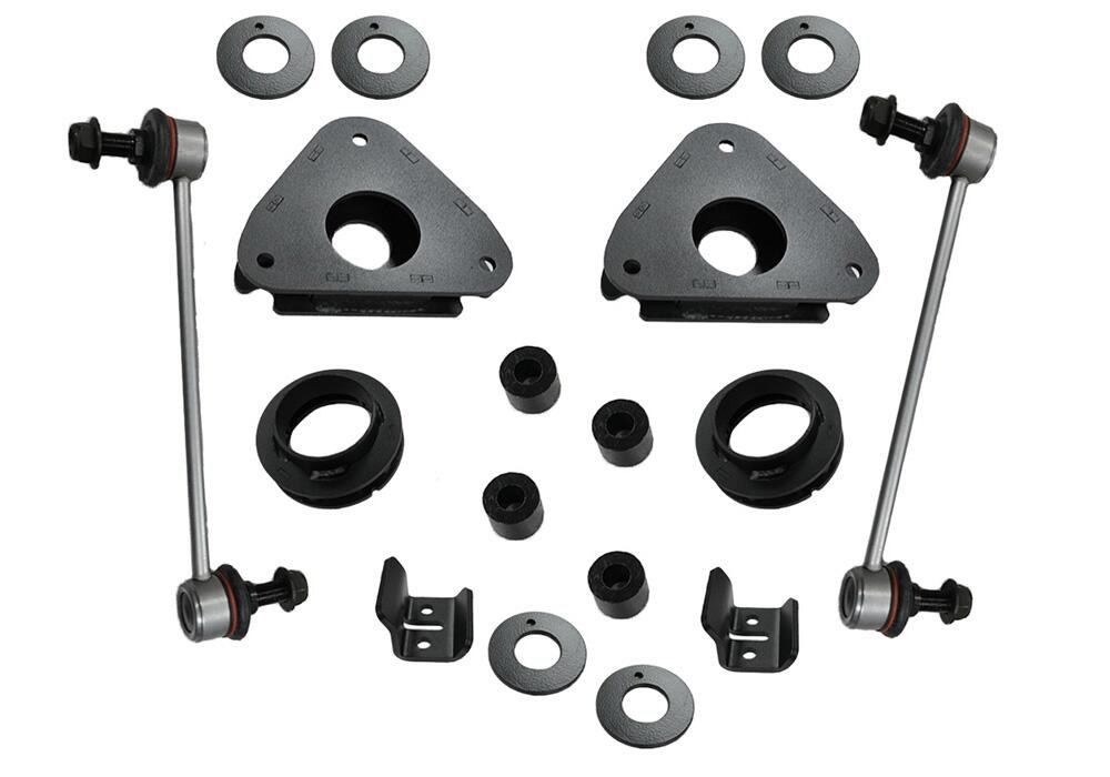 Superlift Lift Kit Suspension, 2-1/2 Inch Front Lift, 2-1/2 Inch Rear Lift, Without Shock Absorbers IN Kit – Shock Change Not Necessary – 9755