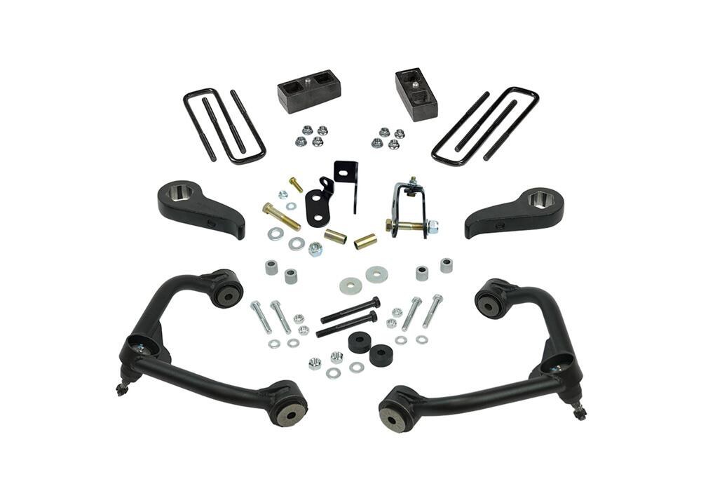 Superlift Lift Kit Suspension, 3 Inch Front Lift, 1-1/2 Inch Rear Lift, Without Shock Absorbers IN Kit – Shock Change Not Necessary – K1013