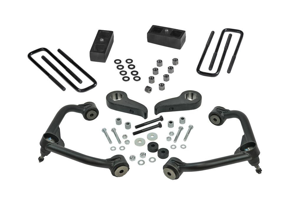 Superlift Lift Kit Suspension, 3 Inch Front Lift, 1-1/2 Inch Rear Lift, Without Shock Absorbers IN Kit – Shock Change Not Necessary – K1013