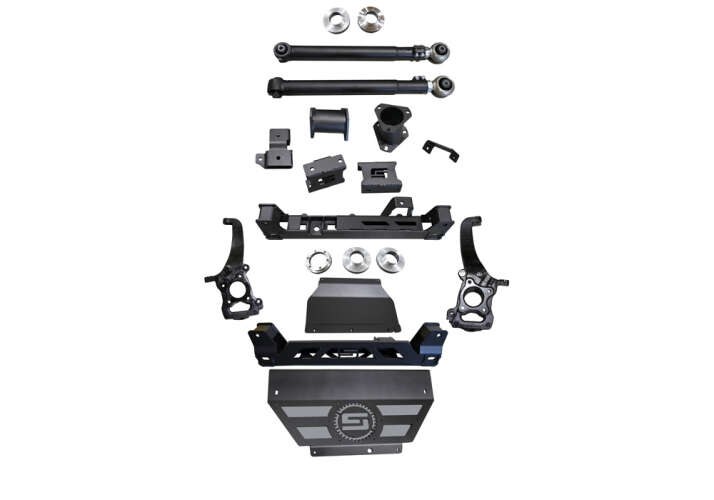 Superlift Lift Kit Suspension, 6 Inch Front Lift, 6 Inch Rear Lift, Without Shock Absorbers IN Kit – Shock Change Not Necessary – K1024
