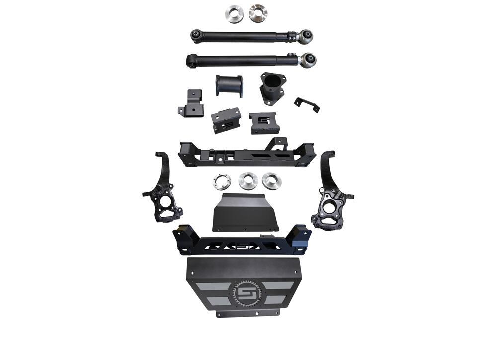 Superlift Lift Kit Suspension, 5 Inch Front Lift, 5 Inch Rear Lift, Without Shock Absorbers IN Kit – Shock Change Not Necessary – K1025