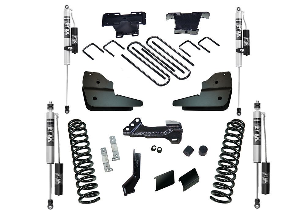 Superlift Lift Kit Suspension, Fox 2.0 Series, 4 Inch Front Lift, 4 Inch Rear Lift – K1028FX