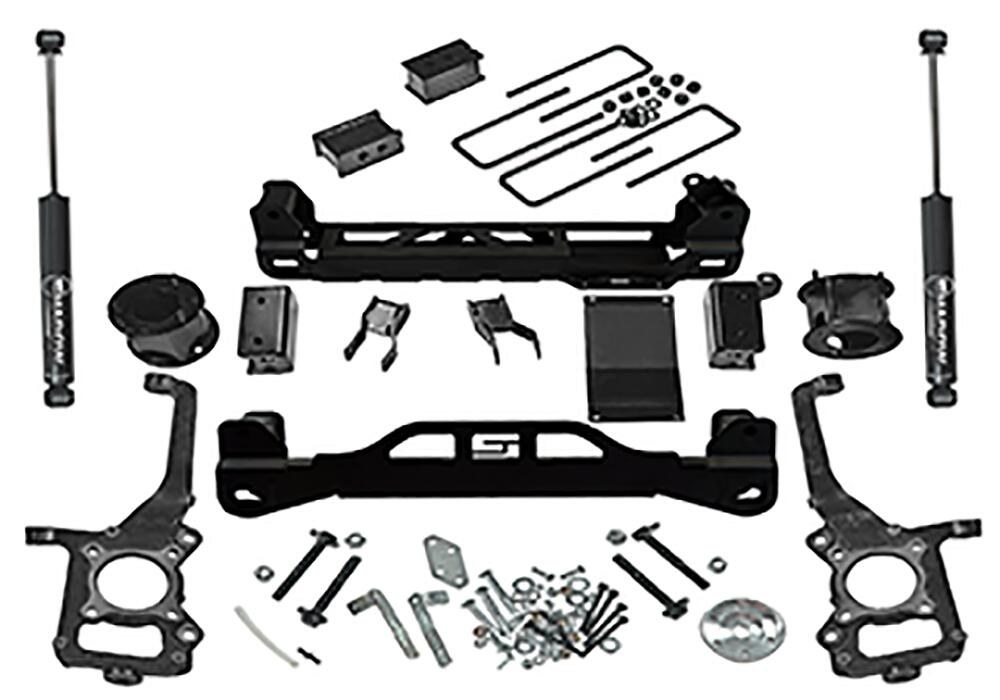 Superlift Lift Kit Suspension, 4-1/2 Inch Front Lift, 4-1/2 Inch Rear Lift, With Rear Bilstein Shock Absorbers IN Kit – K178B