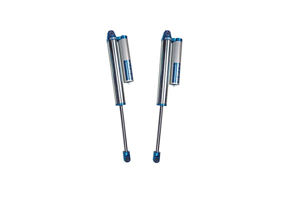 Superlift Shock Absorber, King, Hydrogen Gas Charged, With Remote Reservoir, Non-Adjustable Valving, Without Shock Boots, Silver Body – SL5356-01