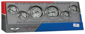 Stewart Warn Gauge Fuel Level/ Oil Pressure/ Speedometer/ Tachometer/ Voltmeter/ Water Temp, Wings – 82222