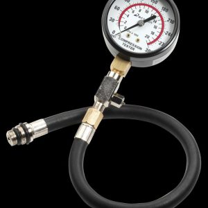 Sunelect/Spx Compression Tester, 0 to 300 Pounds Per Square Inch Range, 14 Inch Hose Length, 2-1/2 Inch Gauge Face – CP7826