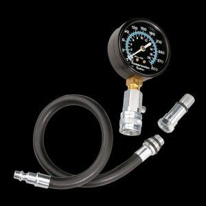 Sunelect/Spx Compression Tester, 0 to 300 Pounds Per Square Inch Range, 17 Inch Hose Length, 2-1/2 Inch Gauge Face – CP7827