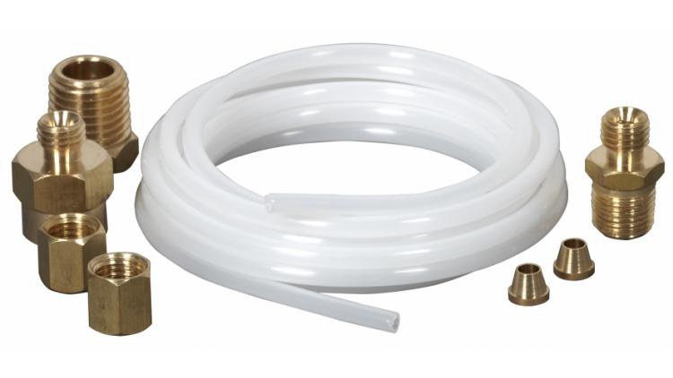 Sunelect/Spx Gauge Pressure Line Kit, 1/8 Inch, 72 Inch, Nylon, With Tube/ 1/4 Inch Brass Reducer Bushing Adapter/ Tube Fittings – SP0F000006