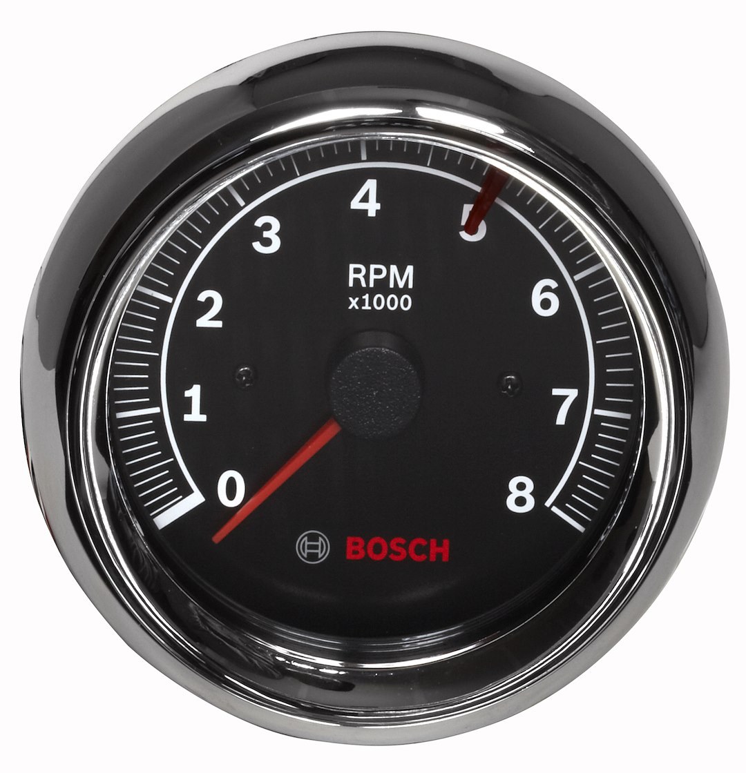 Sunelect/Spx Tachometer, Super Tach II ®, 3-3/8 Inch, 250 Degree Sweep Electrical, Analog Display, 0 to 8000 RPM – SP0F000018