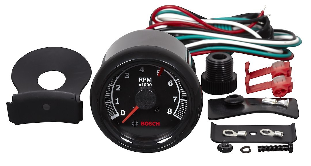 Sunelect/Spx Tachometer, Super Tach II ®, 2-5/8 Inch, 250 Degree Sweep Electrical, Analog Display, 0 to 8000 RPM – SP0F000025
