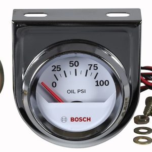 Sunelect/Spx Gauge Oil Pressure, Style Line ™, 2 Inch, 60 Degree Sweep Electrical, Analog Display, 0 to 100 Pounds Per Square Inch – SP0F000041