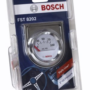 Sunelect/Spx Gauge Oil Pressure, Style Line ™, 2 Inch, 60 Degree Sweep Electrical, Analog Display, 0 to 100 Pounds Per Square Inch – SP0F000041