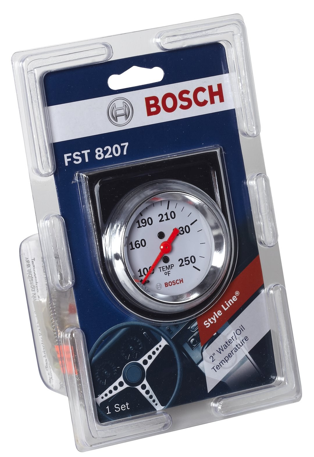 Sunelect/Spx Gauge Oil Temp/ Trans Temp/ Water Temp, Style Line ™, Use to Display Water/ Oil Temperature, 2 Inch – SP0F000045