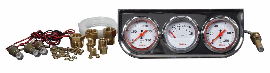 Sunelect/Spx Gauge Oil Pressure/ Voltmeter/ Water Temperature, Style Line ™ – SP0F000046
