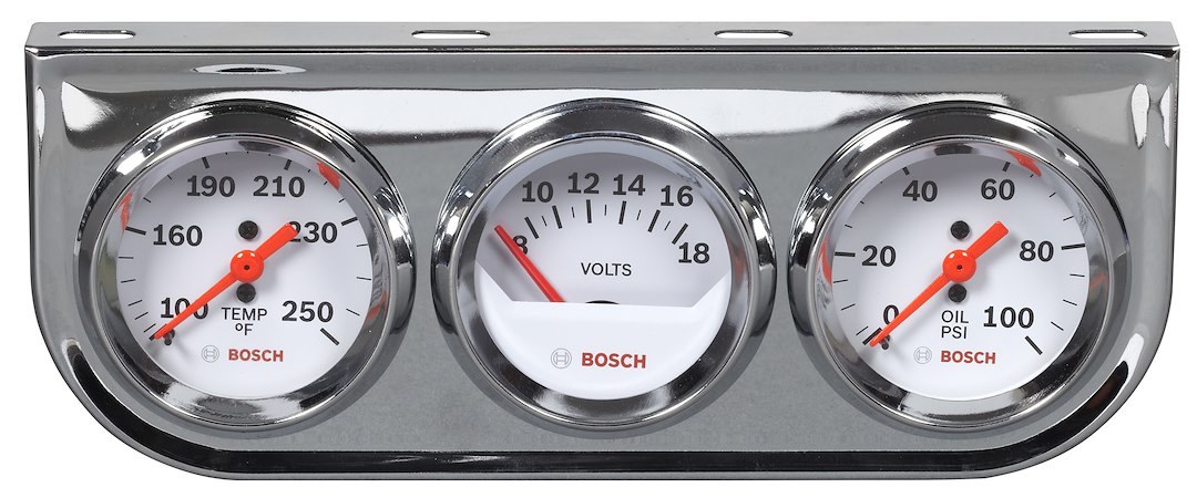 Sunelect/Spx Gauge Oil Pressure/ Voltmeter/ Water Temperature, Style Line ™ – SP0F000046