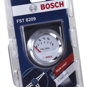 Sunelect/Spx Gauge Fuel Level, Style Line ™, 2 Inch, 60 Degree Sweep Electrical, Analog Display, Empty to Full – SP0F000048