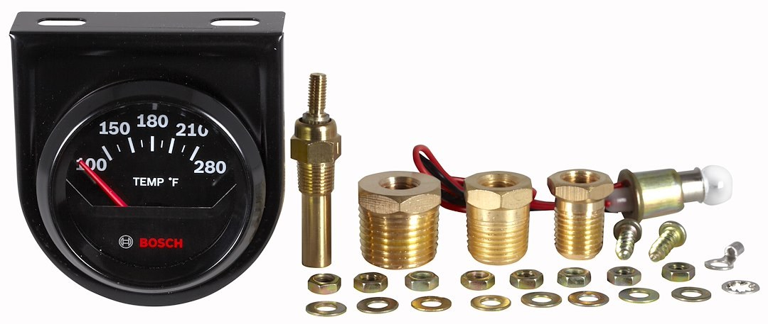 Sunelect/Spx Gauge Oil Temp/ Trans Temp/ Water Temp, Style Line ™, Use to Display Water/ Oil Temperature, 2 Inch – SP0F000049