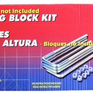 Superior Leaf Spring Axle U Bolt Kit, Rideeffex ™, 12-1/4 Inch Length, 2-3/4 Inch Width, 1/2 Inch Nut Size, Square – 13-1211A