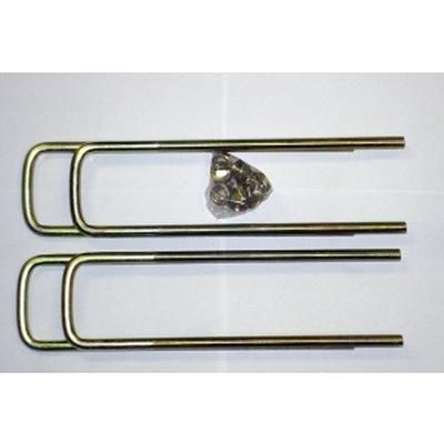 Superior Leaf Spring Axle U Bolt Kit, Rideeffex ™, 12-1/4 Inch Length, 2-3/4 Inch Width, 1/2 Inch Nut Size, Square – 13-1211A