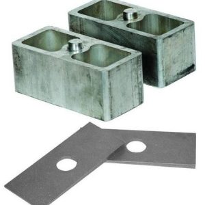Superior Leaf Spring Block Kit, Rideeffex ™, 2 Inch Lift, Aluminum, With 2 Blocks/ Two 2 Degree Pinion Shims – 13-2LIFTA
