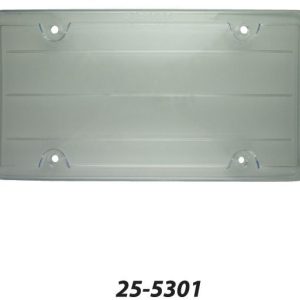 Superior License Plate Cover, Edgeeffex®, Clear, Acrylic, Bubble Shield – 25-5301