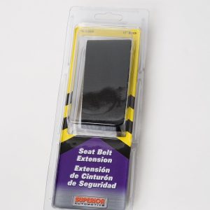 Superior Seat Belt Extender, Safe-T-Products ™, 12 Inch Length Extension, Black, Single – 46-3300B