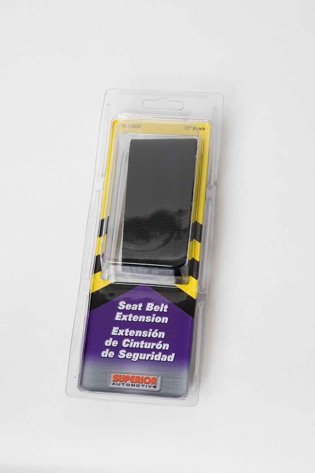 Superior Seat Belt Extender, Safe-T-Products ™, 12 Inch Length Extension, Black, Single – 46-3300B