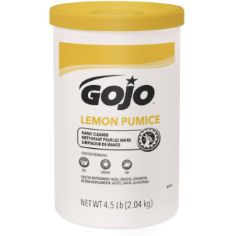 Gojo Hand Cleaner, Use to Remove Grease/ Tar/ Oil, Cream Formula with Fresh Lemon Fragrance and Pumice Scrubbers – 0915-06