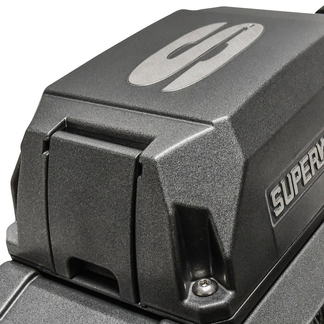 Superwinch Winch, Sx Series, Vehicle Mounted, Vehicle Recovery, 12 Volt Electric, 10000 Pound Line Pull Capacity, 80 Foot Synthetic Rope – 1710201