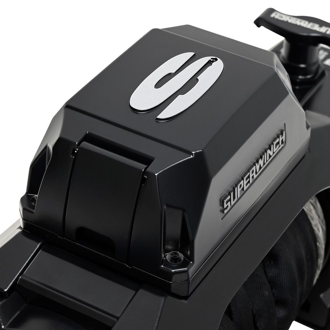 Superwinch Winch, Sx Series, Vehicle Mounted, Vehicle Recovery, 12 Volt DC, 10000 Pound Line Pull Capacity, 80 Foot Synthetic Rope – 1710204