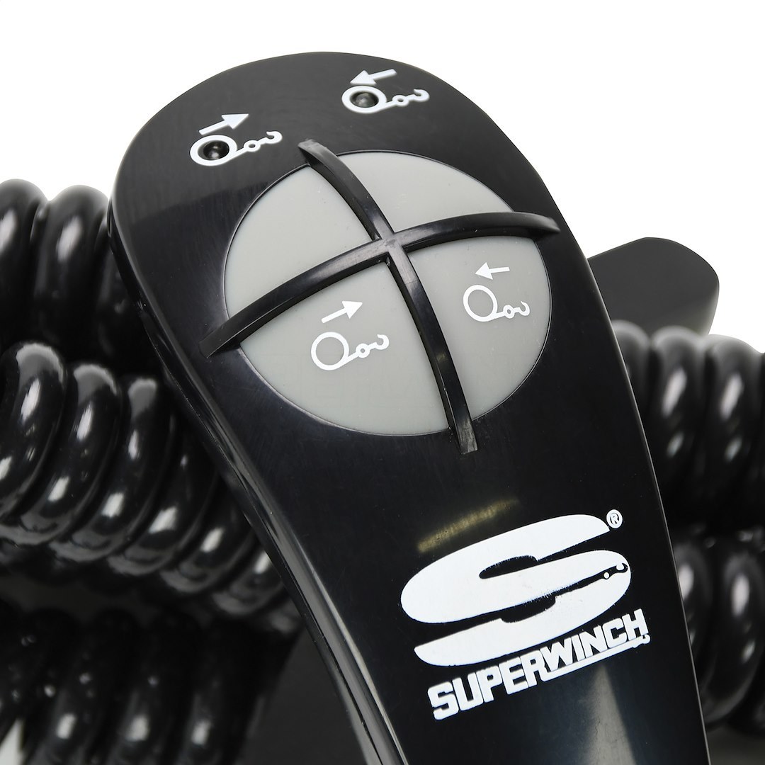 Superwinch Winch Remote Hand Held Controller, For Talon 9.5/ 12.5/ 14/ 18 Series Winches, Plug-IN, 15 Foot Connector Cable – 2273