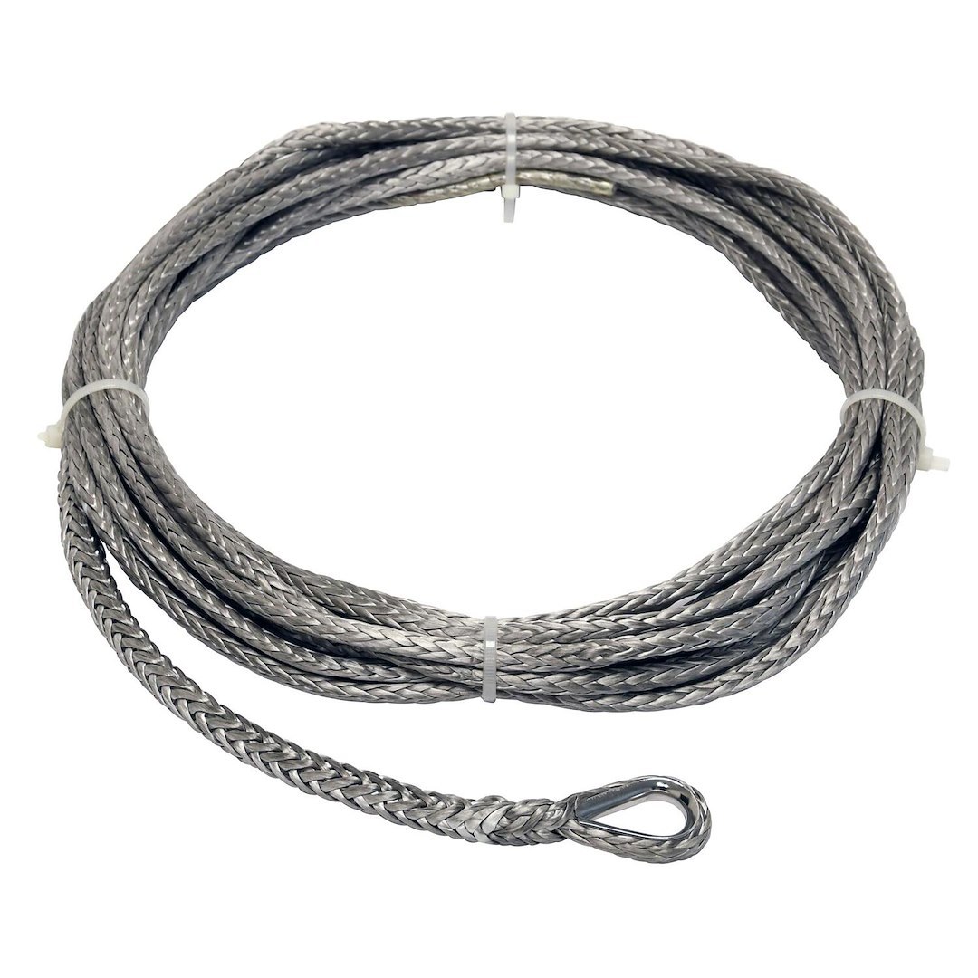 Superwinch Winch Cable, For Terra 25 and Terra 35 Winches, 5400 Pound Capacity, 3/16 Inch Diameter X 50 Foot Length, Amsteel-Blue ™ Fiber – 87-42613
