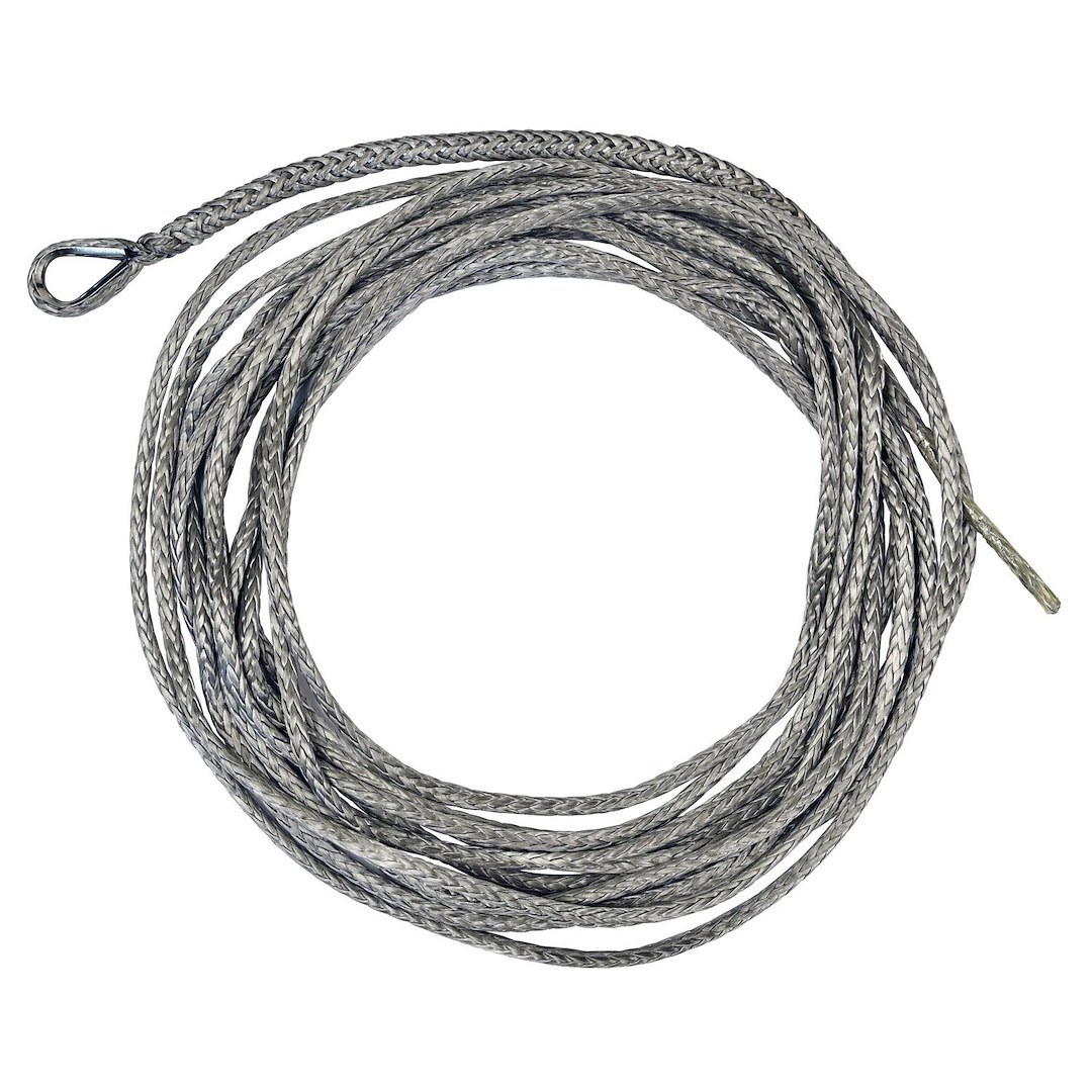 Superwinch Winch Cable, For Terra 25 and Terra 35 Winches, 5400 Pound Capacity, 3/16 Inch Diameter X 50 Foot Length, Amsteel-Blue ™ Fiber – 87-42613
