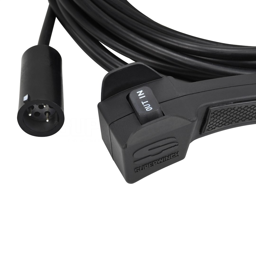 Superwinch Winch Remote Hand Held Controller, For Superwinch S5500 and S7500 Winches, Plug-IN, 30 Foot Connector Cable – 89-42681