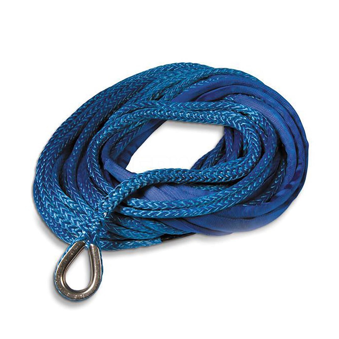 Superwinch Winch Cable, For Talon 14 and Talon 18 Winches, 18000 Pound Capacity, 1/2 Inch Diameter X 90 Foot Length, Amsteel-Blue ™ Fiber – 90-24564