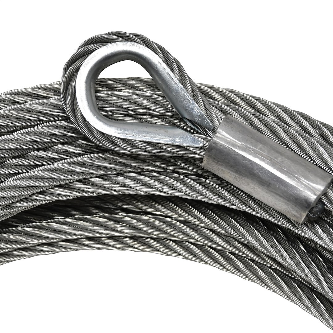 Superwinch Winch Cable, For Tiger Shark 15500 Winch, 29/64 Inch Diameter X 92 Foot Length, Galvanized Steel – 90-24585