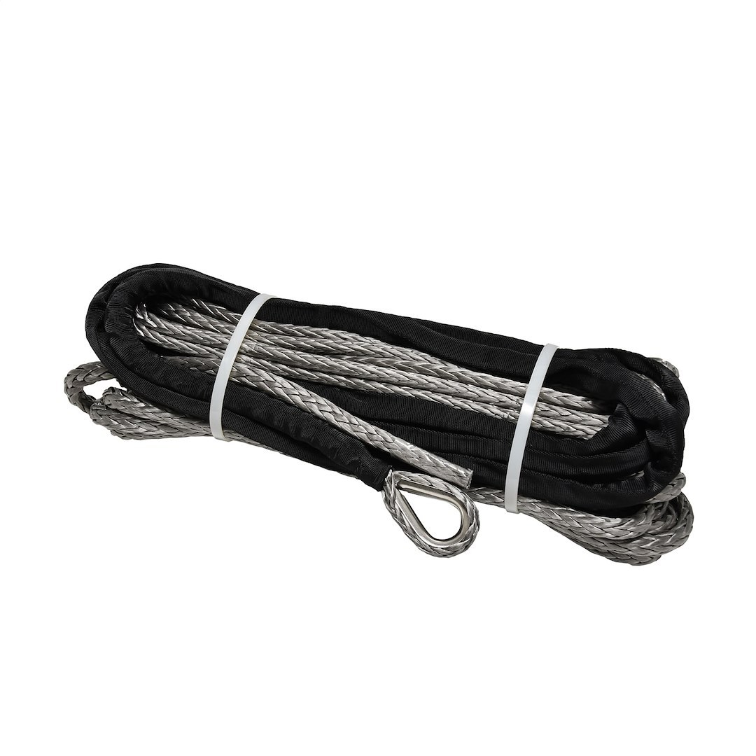 Superwinch Winch Cable, For Tigershark 9500/ 11500SR Winches, 3/8 Inch Diameter X 80 Foot Length, Synthetic, Loop on One End – 90-24595