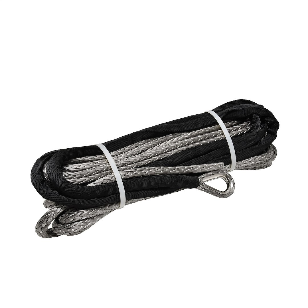 Superwinch Winch Cable, For Tigershark 9500/ 11500SR Winches, 3/8 Inch Diameter X 80 Foot Length, Synthetic, Loop on One End – 90-24595