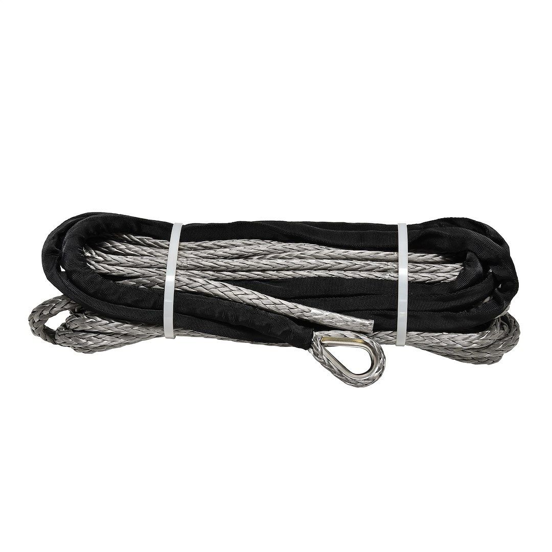Superwinch Winch Cable, For Tigershark 9500/ 11500SR Winches, 3/8 Inch Diameter X 80 Foot Length, Synthetic, Loop on One End – 90-24595