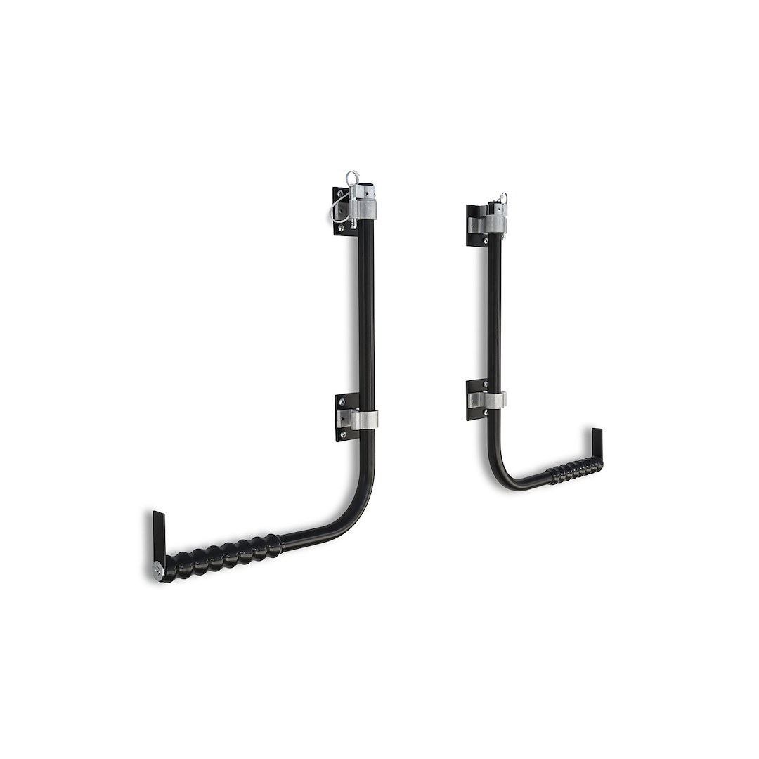 Surco Hard Door Storage Hanger, Wall Mount, Will Store Two Door, Steel, With PVC Bump Sleeve – DH1001