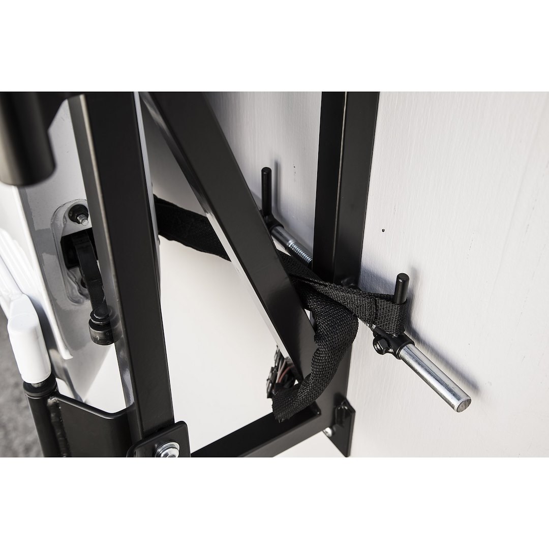 Surco Hard Door Storage Hanger, Wall Mount, Will Store Two Door, Steel, With Nylon Shoulder Washer – DH1002