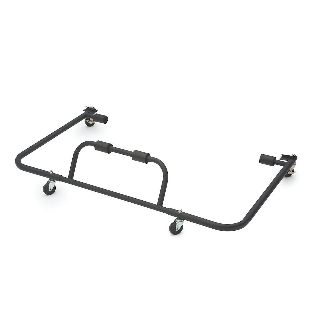 Surco Hard Top Storage Cart, Adjustable to Hold Any Jeep Hard Top, Without Door Holder, Powder Coated, Black, Steel – HT200