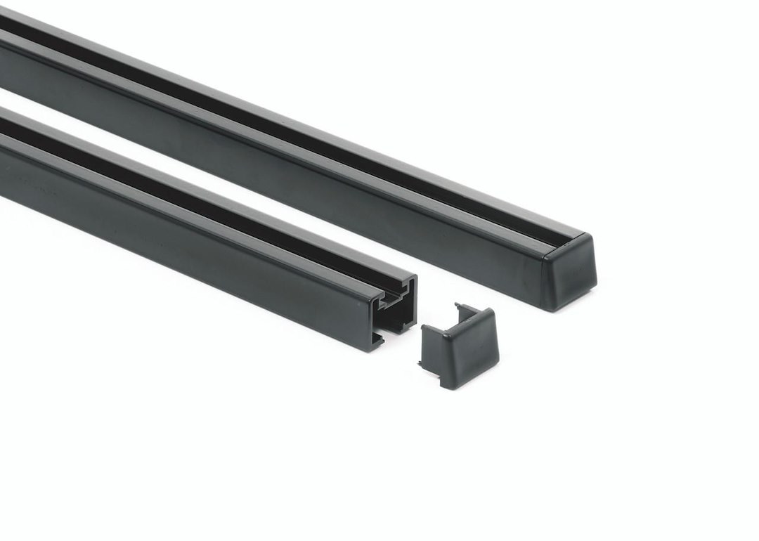 Surco Roof Basket, Safari, 60 Inch Length X 50 Inch Width X 5 Inch Height, Powder Coated, Black, Aluminum, Includes Crossbars – S5060