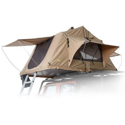 Smitty Bilt Tent, Overlander®, Car Top, 95 Inch Width X 56 Inch Length X 51 Inch Height, Waterproof Material with Aluminum Poles, Mesh Windows – 2783
