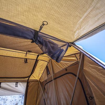 Smitty Bilt Tent, Overlander®, Car Top, 95 Inch Width X 56 Inch Length X 51 Inch Height, Waterproof Material with Aluminum Poles, Mesh Windows – 2783