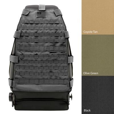 Smitty Bilt Seat Cover, Gear, Bucket Seat, With Storage Pouches, 600 Denier Polyester with a PVC Liner, Black, Single – 5661001