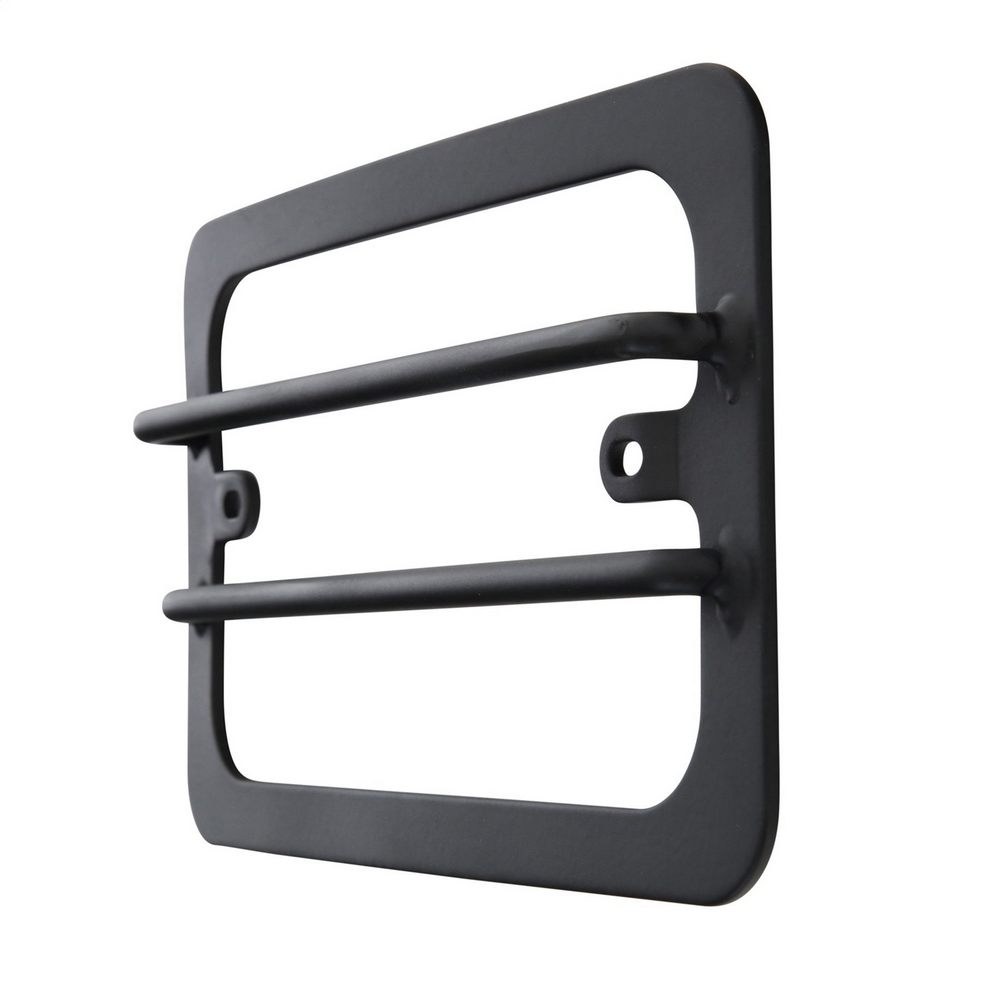 Smitty Bilt Turn Signal Guard, Euro Style, Powder Coated, Black, Cold Rolled Steel, Set of 4 – 5670