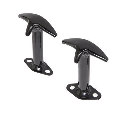 Smitty Bilt Hood Latch, Powder Coated, Black, Steel, Set of 2 – 7601