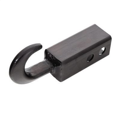 Smitty Bilt Tow Hook, Functional/ 10000 Pound Capacity, 2 Inch Receiver Type, Powder Coated, Black, Steel, Single – 7610