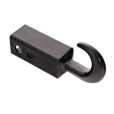 Smitty Bilt Tow Hook, Functional/ 10000 Pound Capacity, 2 Inch Receiver Type, Powder Coated, Black, Steel, Single – 7610